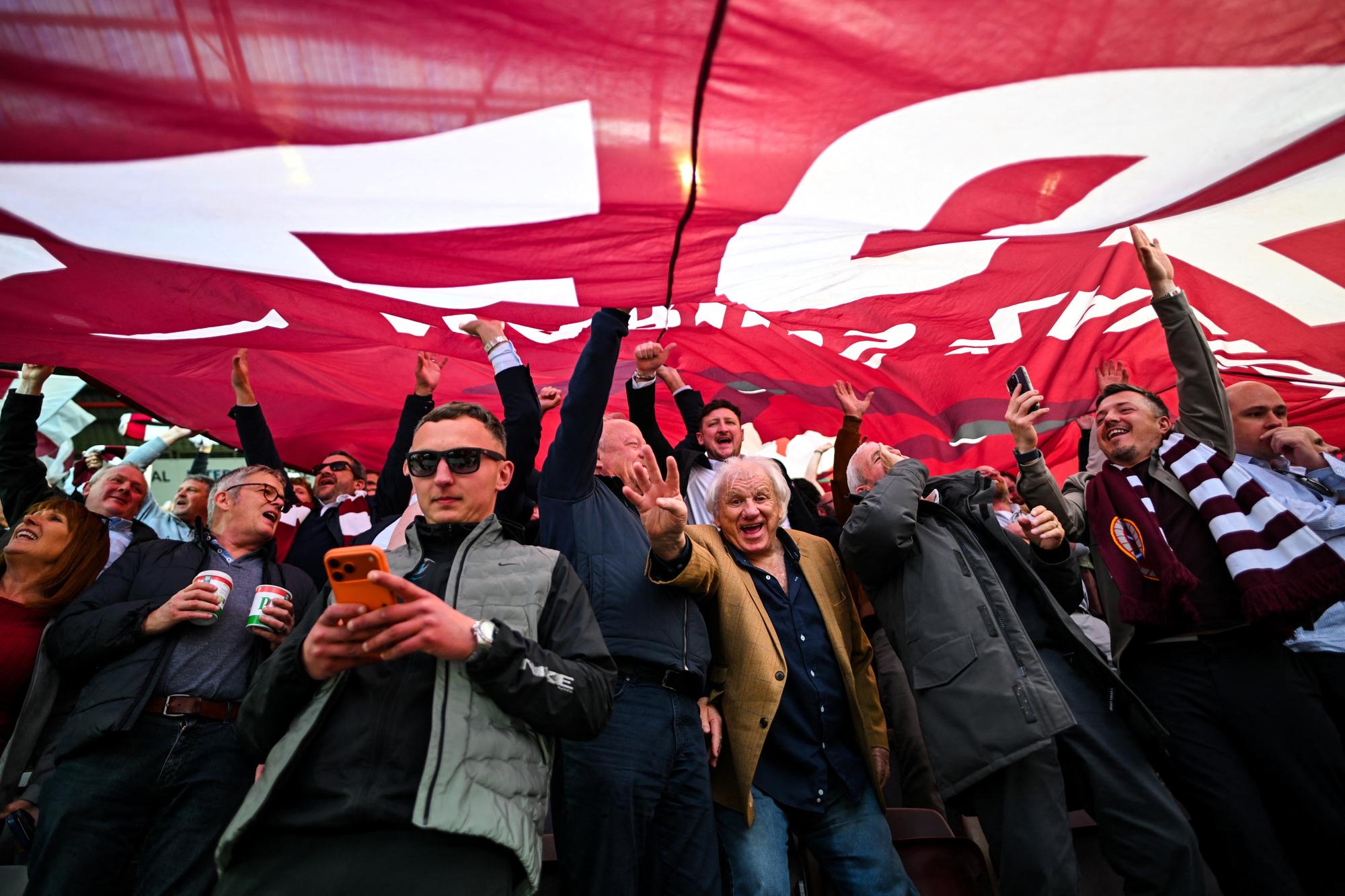 In pictures: 25 of the best fan photos as Hearts take a huge step ...