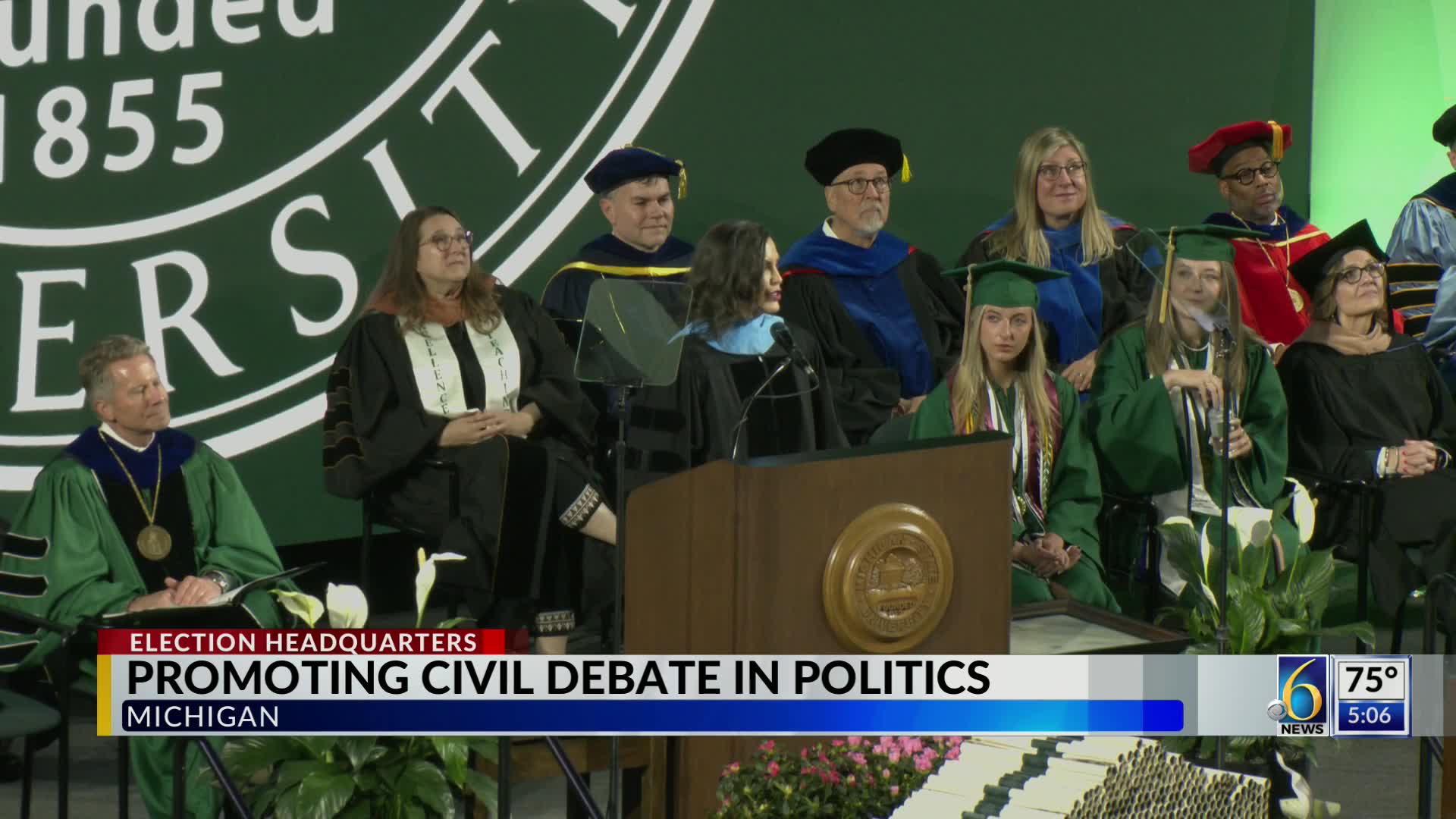 University president promotes civil debate in politics