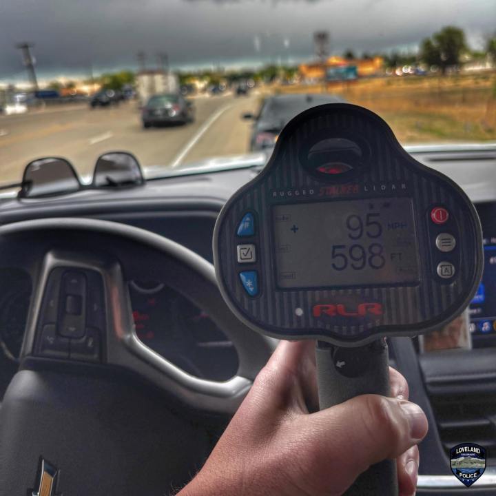 Loveland driver caught traveling 40 mph over speed limit