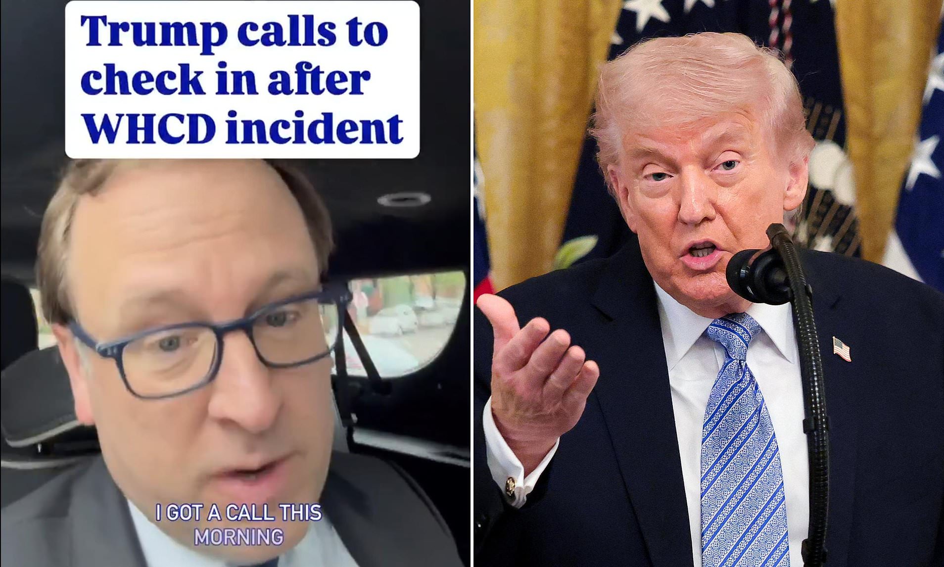 Trump slams ABC reporter for claiming president called him after WH ...