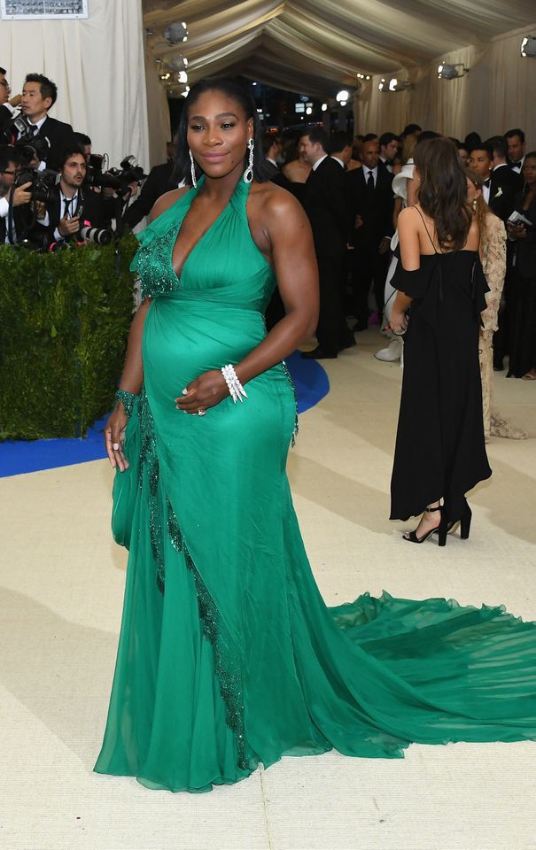sachin and babi light blue dress Serena Williams Styled A Baby Pink Corset Dress For Her ESPN+ Docuseries  Premiere main image 0