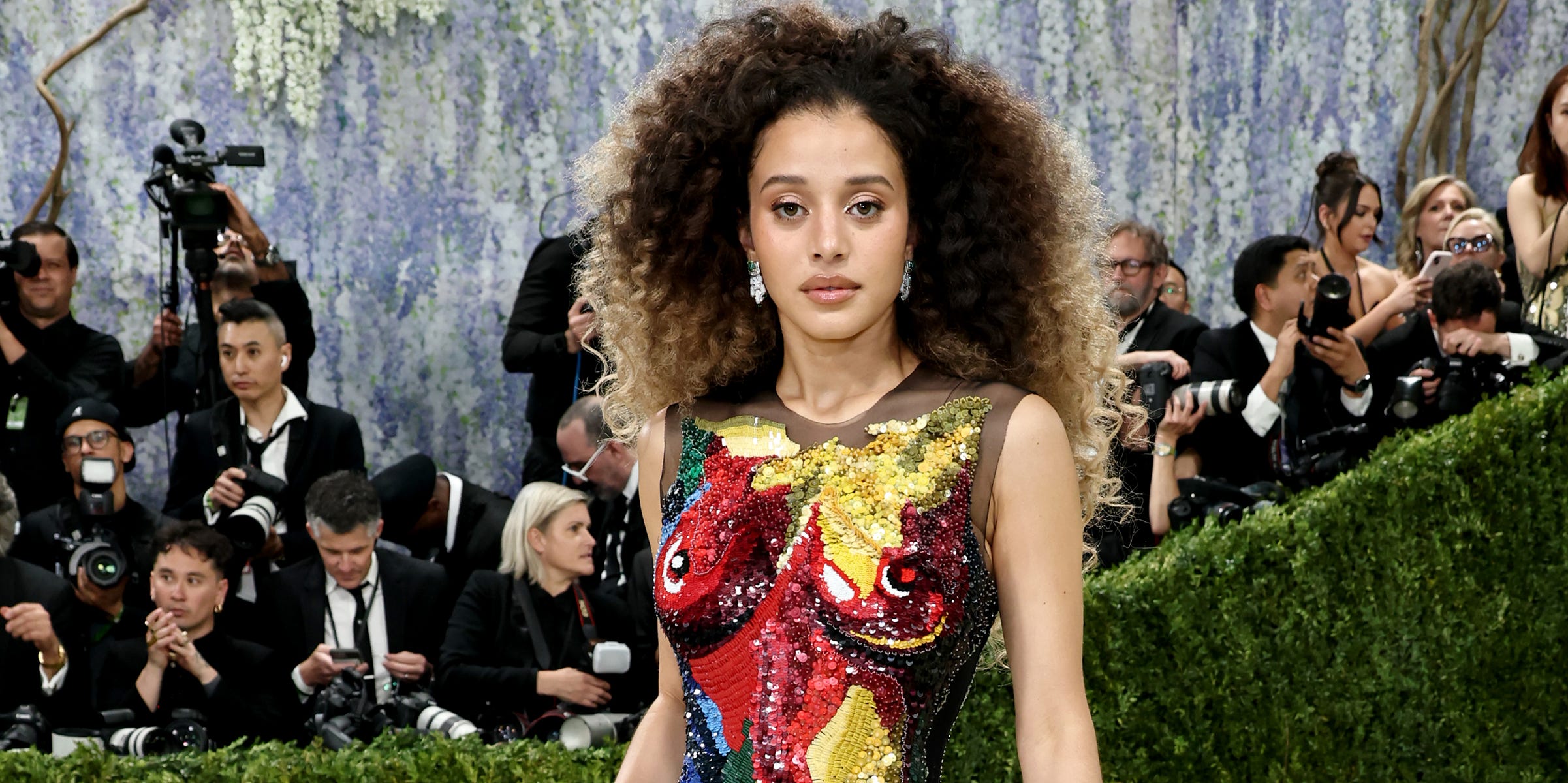 Chase Infiniti made her Met Gala debut in a Venus de Milo-inspired dress