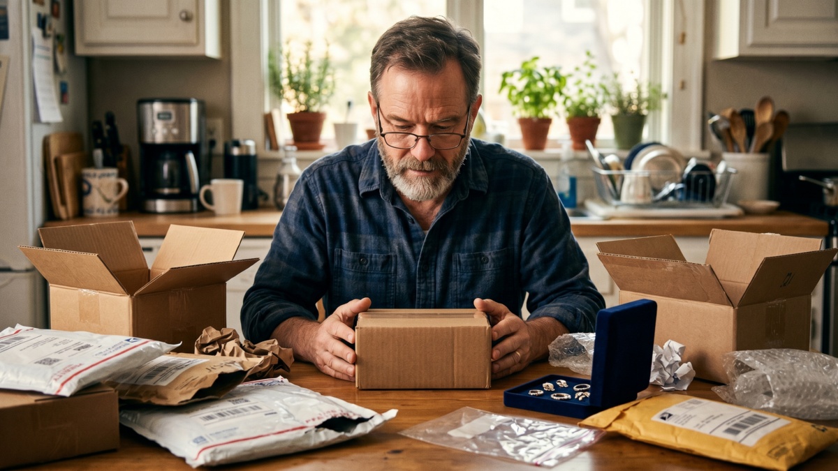 My ex wife sent back every gift I had given her and the last package ...