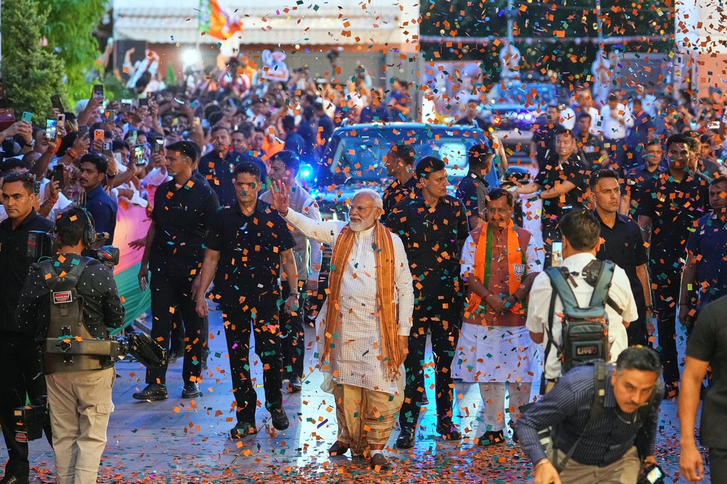 Modi’s party wins control of India's West Bengal in a key state election