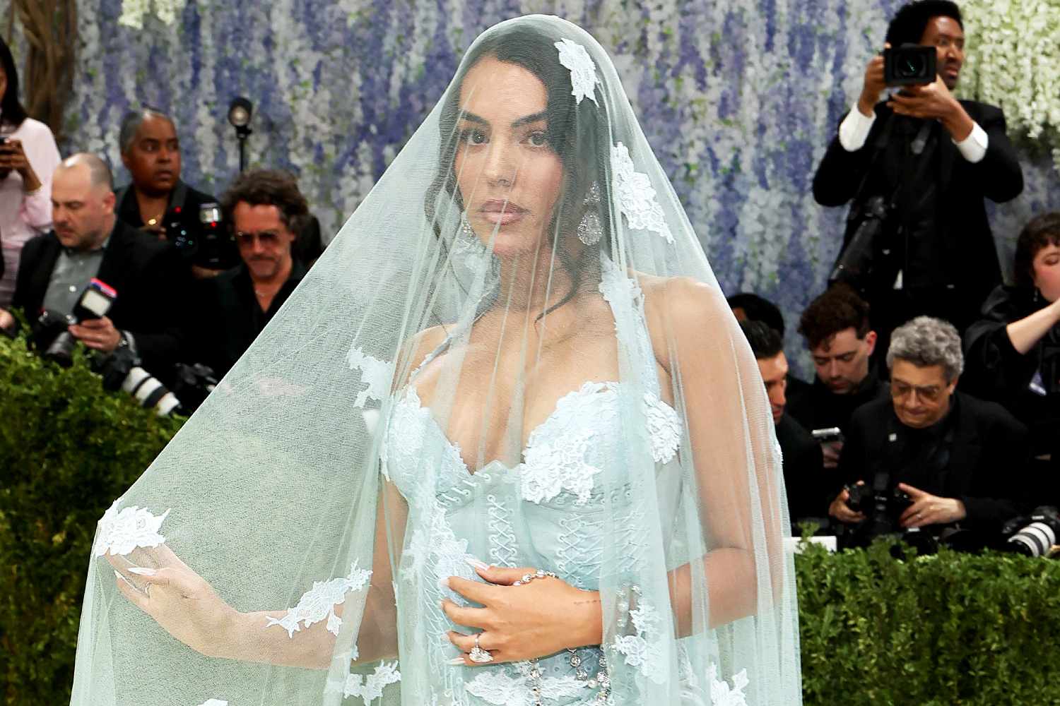 Cristiano Ronaldo's fiancée Georgina Rodríguez shows off massive diamond engagement ring at 2026 Met Gala