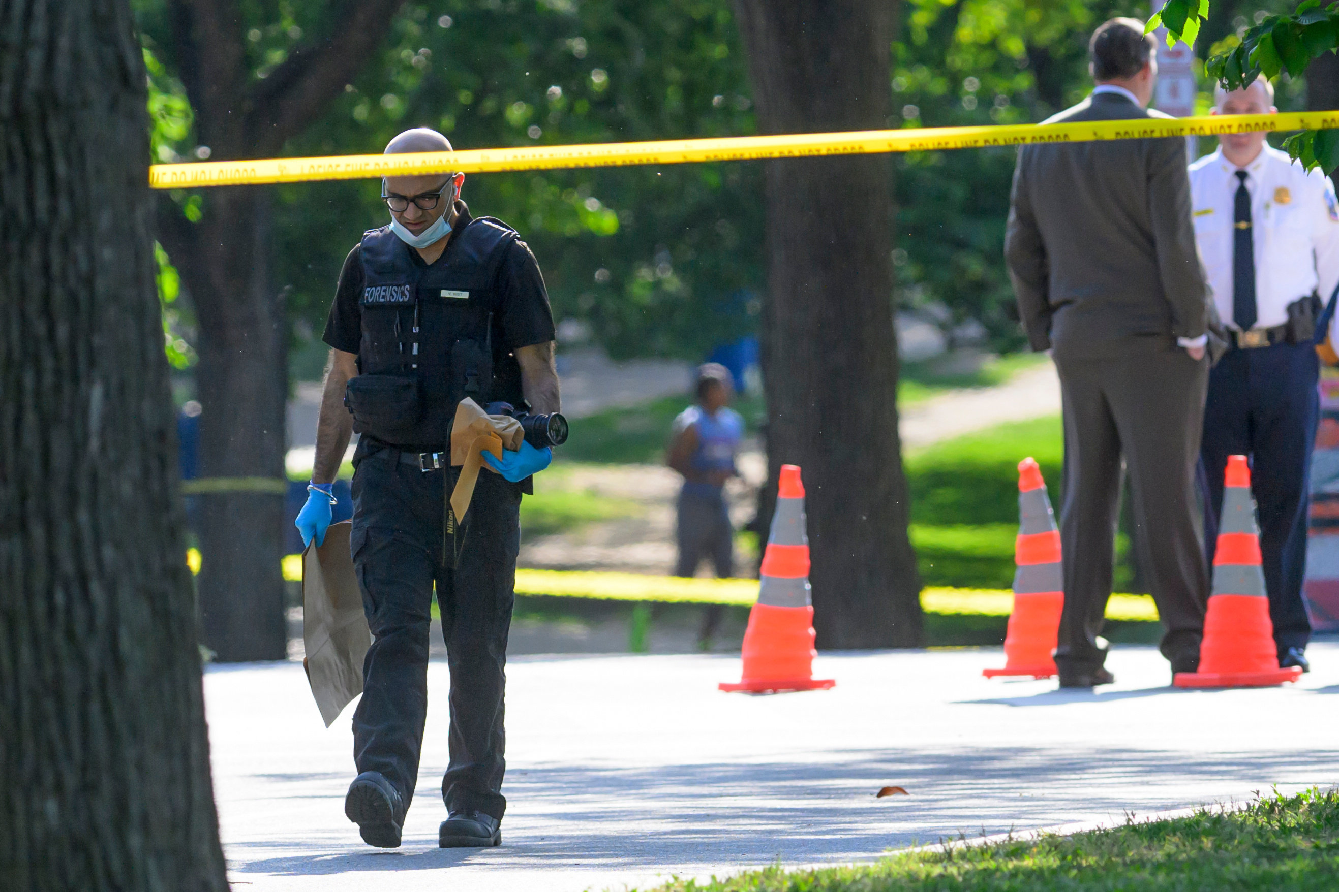 Police Shooting White House