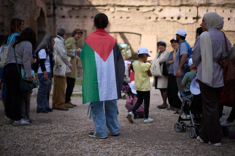 Families evacuated from Gaza enjoy a day to decompress at Rome's ...