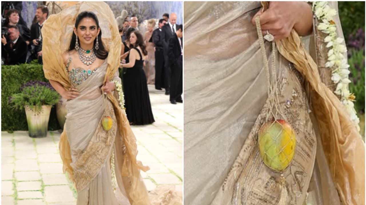 Met Gala 2026: Did Isha Ambani carry a real mango as accessory? Here's ...