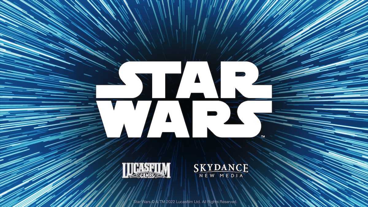 Star Wars logo from Skydance New Media and Lucasfilm