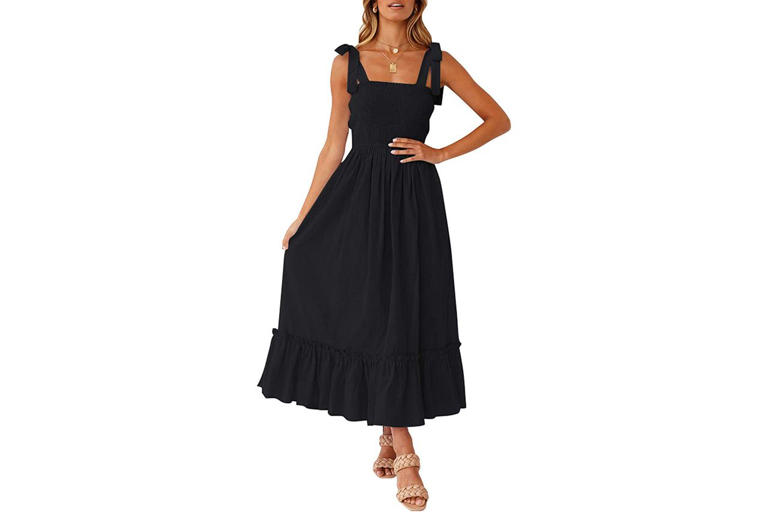 long floral summer dresses Nuichan women's chiffon maxi dress, long sleeve floral dress in green