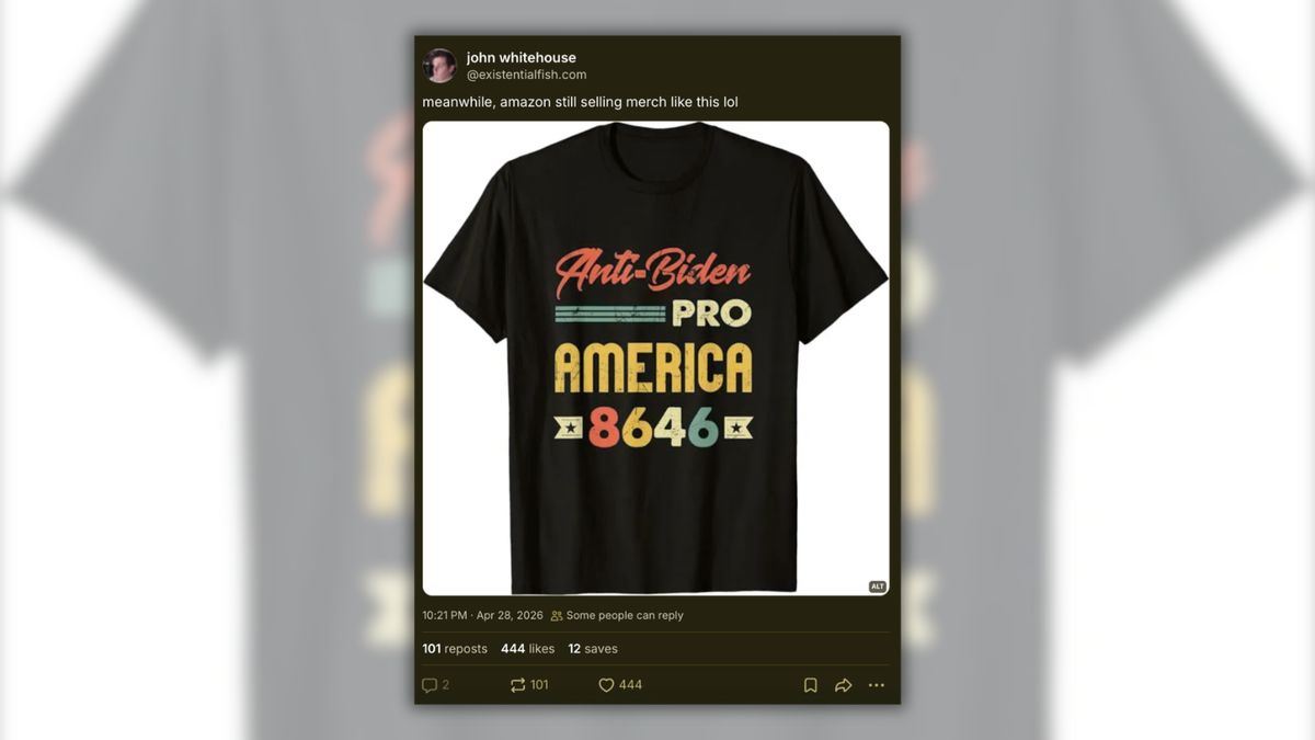 Did Republicans sell '86 46' merch when Biden was in office? We investigated