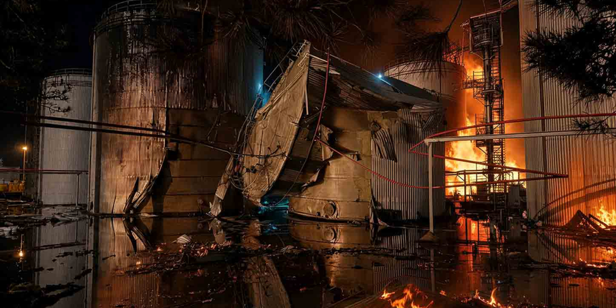 Russian attack on Chornomorsk port causes 1,100-ton oil leak at Kernel ...