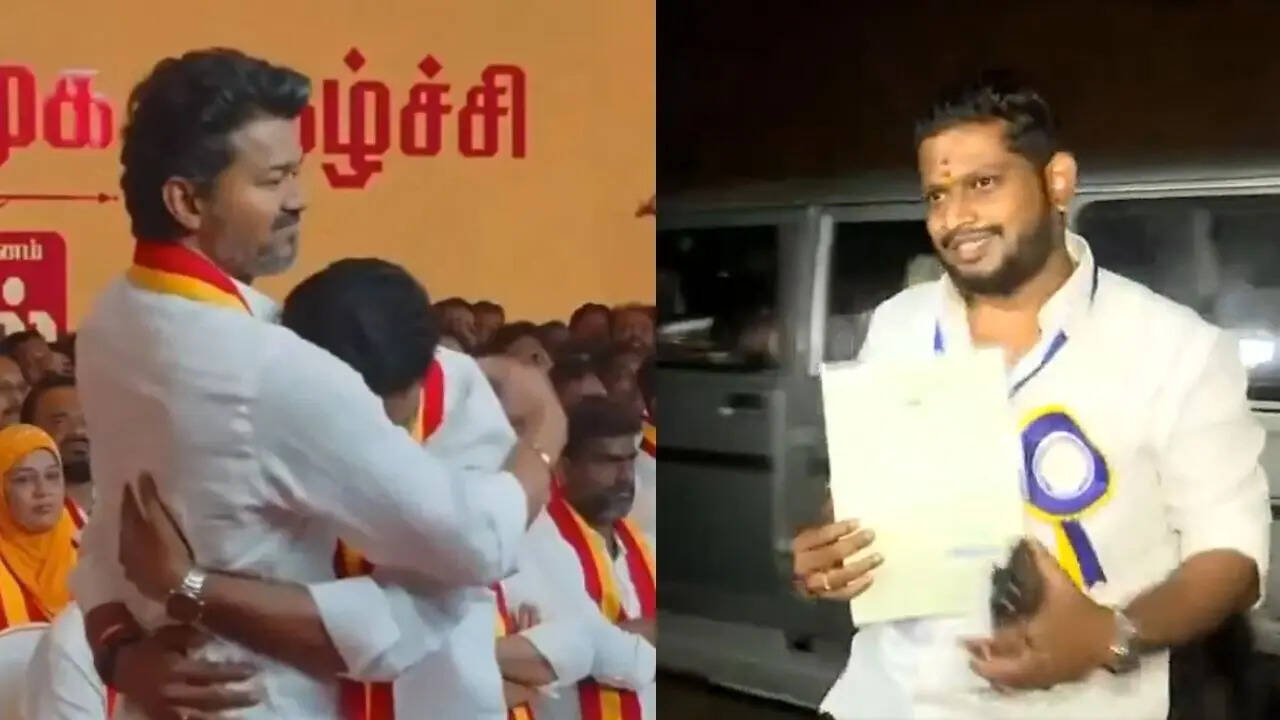 Who is R Sabarinathan? Vijay’s driver’s son secures Virugambakkam seat ...