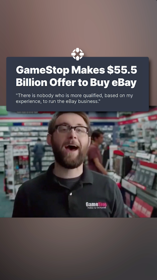 GameStop makes $55.5 billion offer to buy eBay