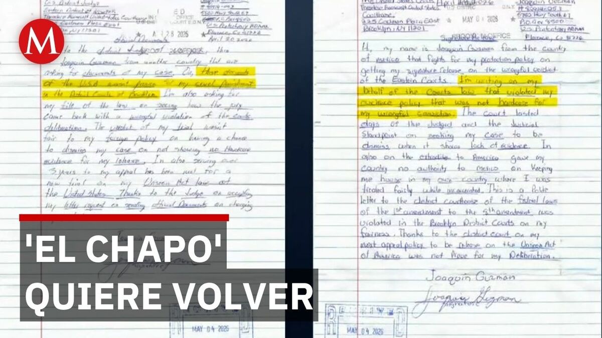 'El Chapo' Guzmán pide extradición a México con cartas enviadas a corte ...