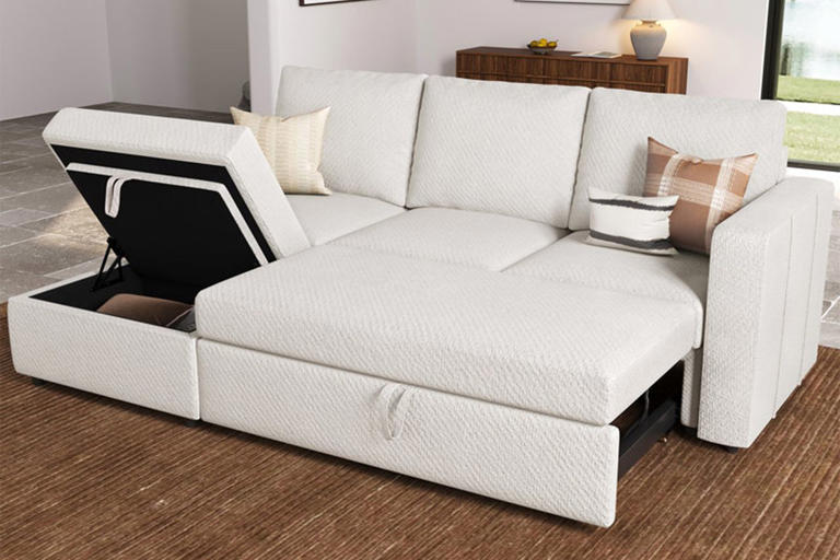 Wayfair’s best-sellers list features a clever sleeper sofa with storage ...