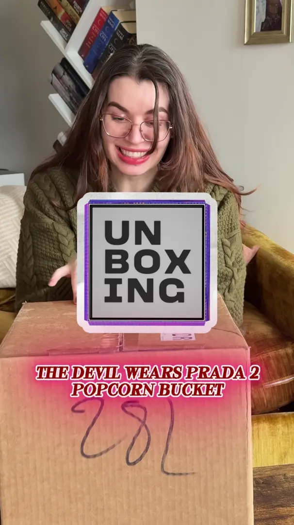 Unboxing the 'Devil Wears Prada 2' popcorn bucket