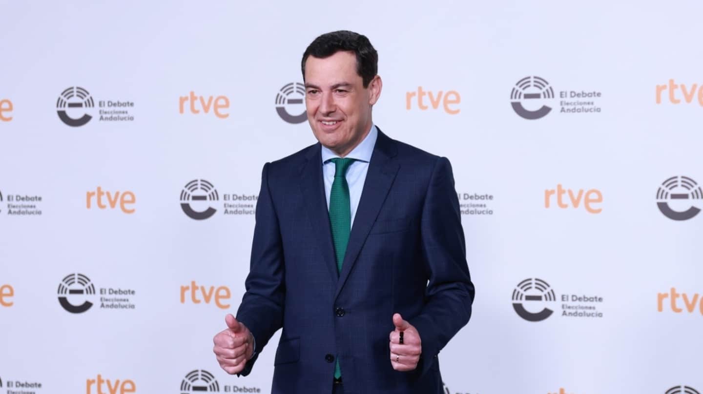 Juanma Moreno roza la mayoría absoluta en Andalucía según Centra