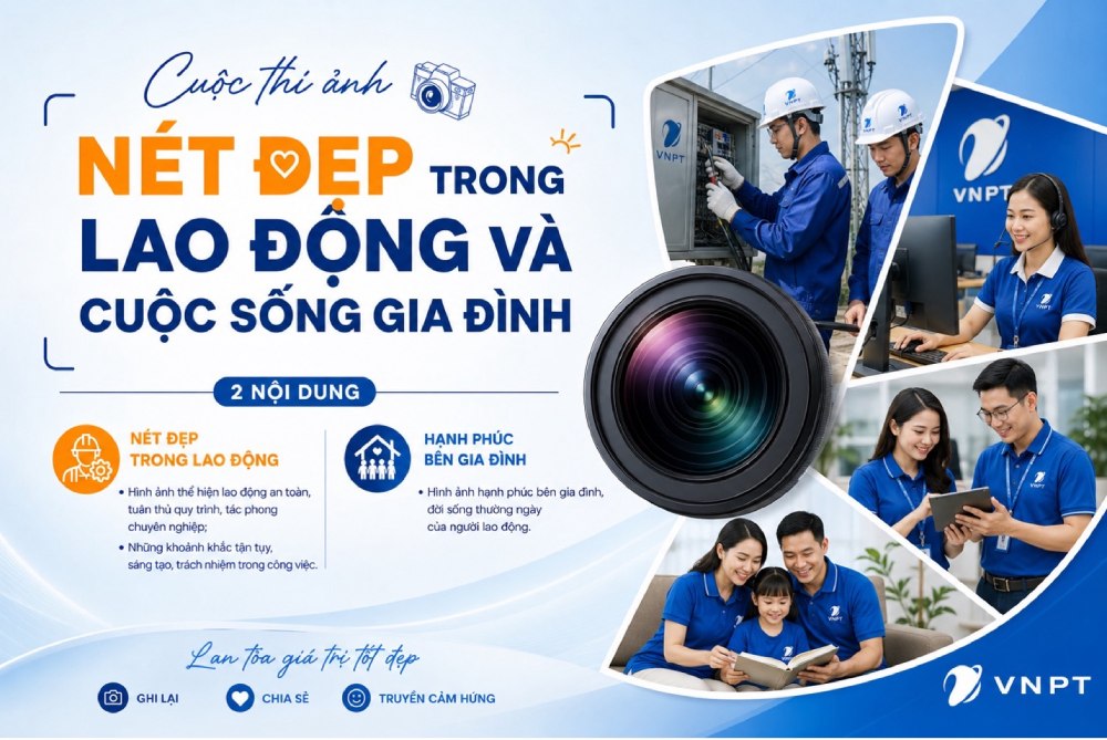 Công đoàn tổ chức cuộc thi ảnh Nét đẹp trong lao động và cuộc sống gia đình