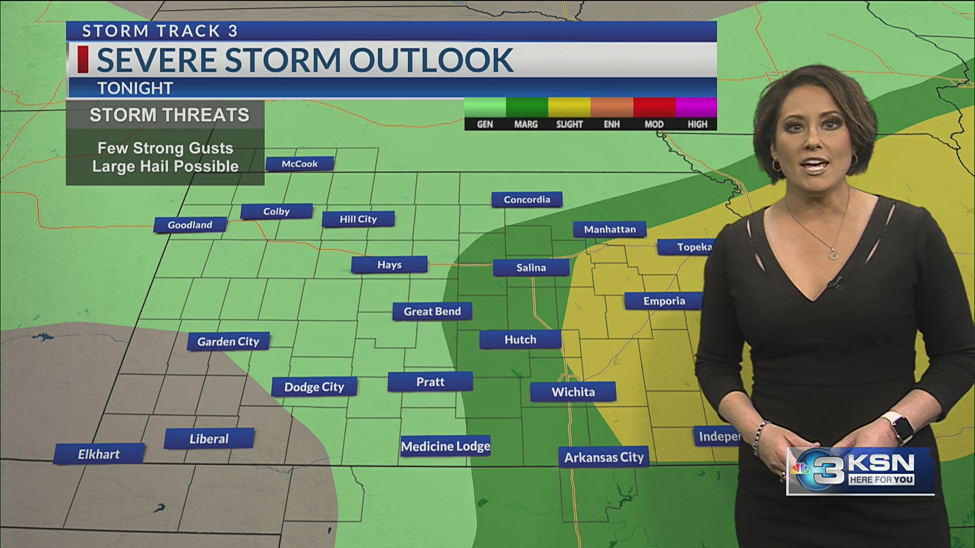 Monday overnight weather update