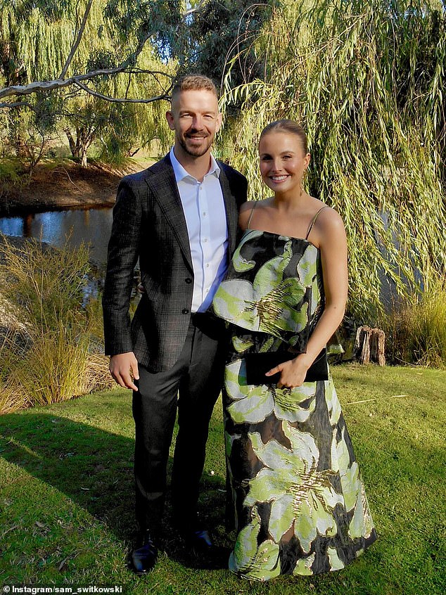 Baby joy for Fremantle Dockers star Sam Switkowski and wife Savannah as ...