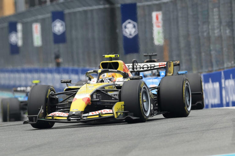 Liam Lawson was 'fighting for his career' in Max Verstappen Miami ...
