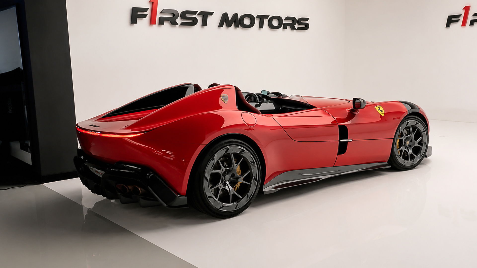 $1.8 million Ferrari Monza SP2 inside Dubai showroom