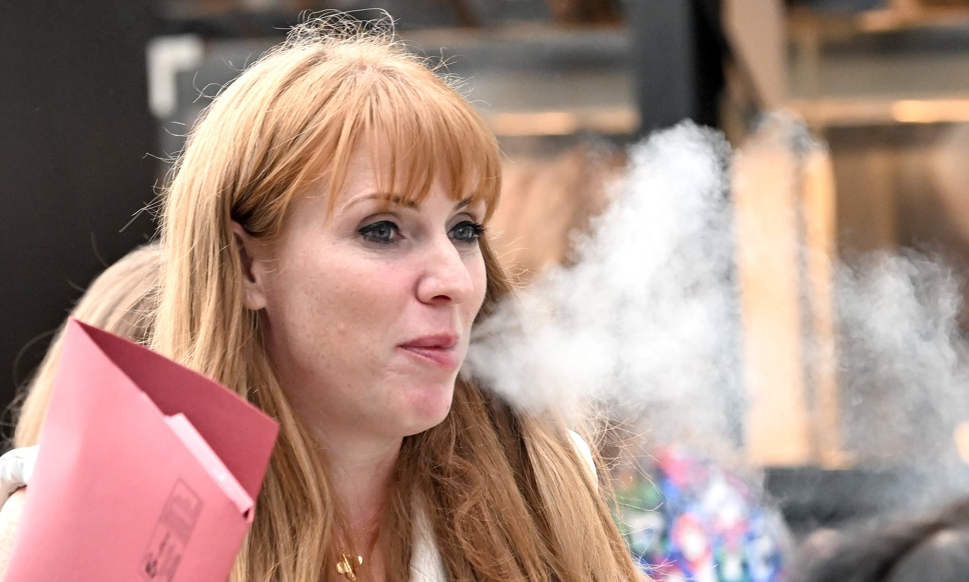 Cleaning up your act, Angela? Rayner quits vaping as she readies for  Starmer coup bid