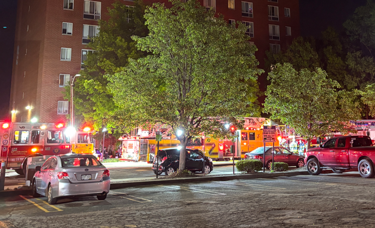 4 hospitalized after three-alarm fire at senior living high-rise in ...