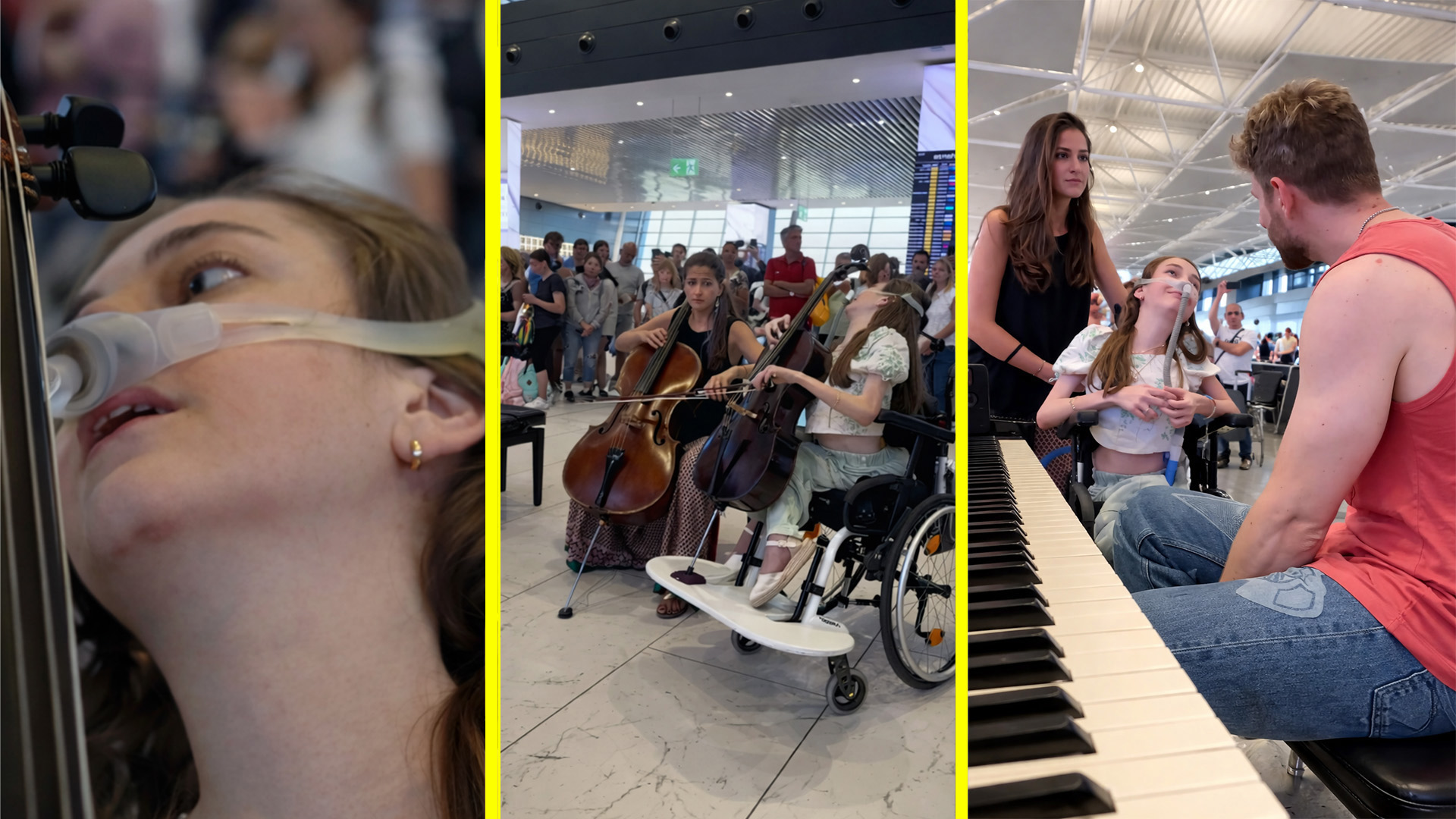 When she played cello everyone stopped