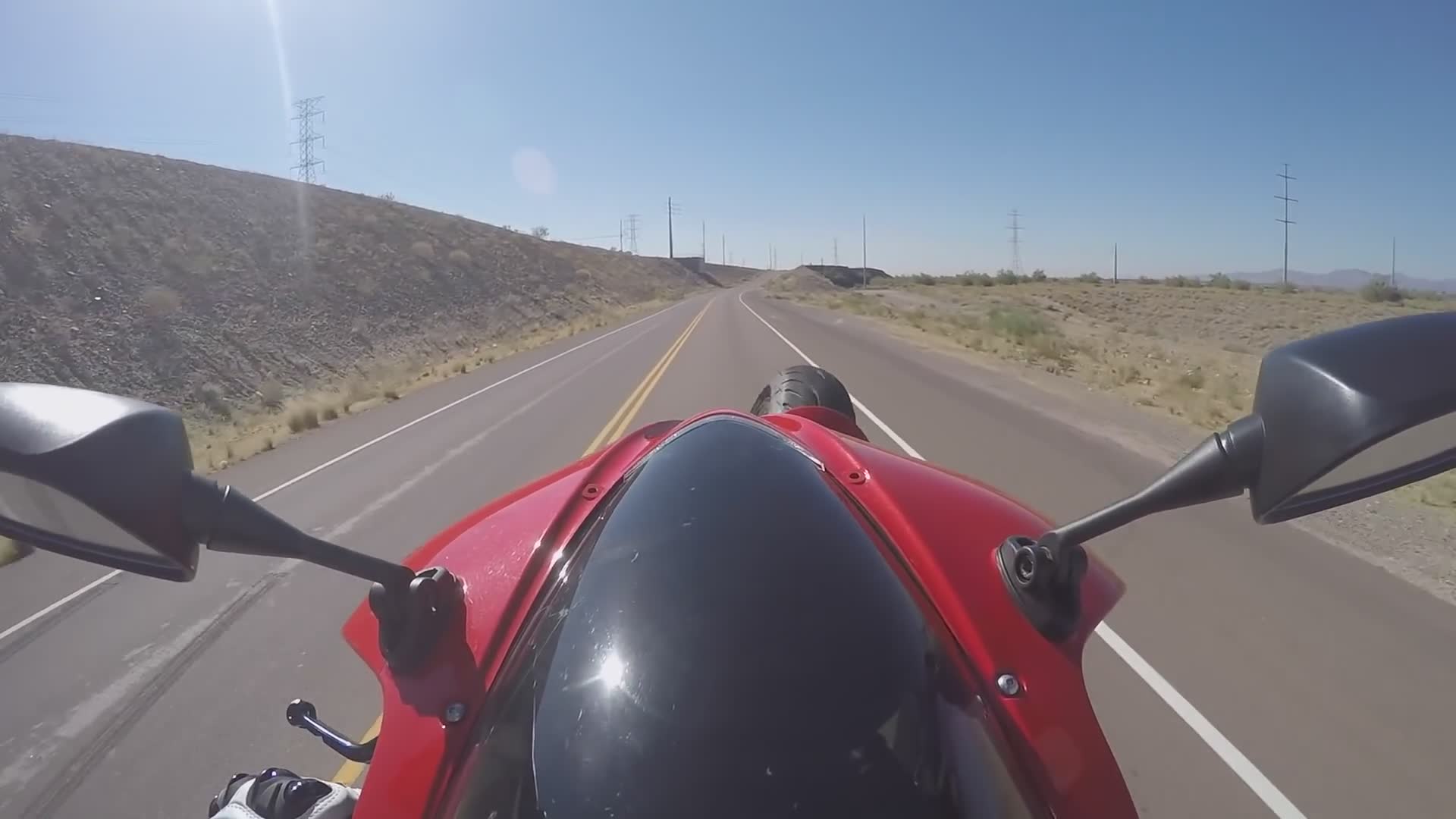 Skilled rider demonstrates perfect balance point control