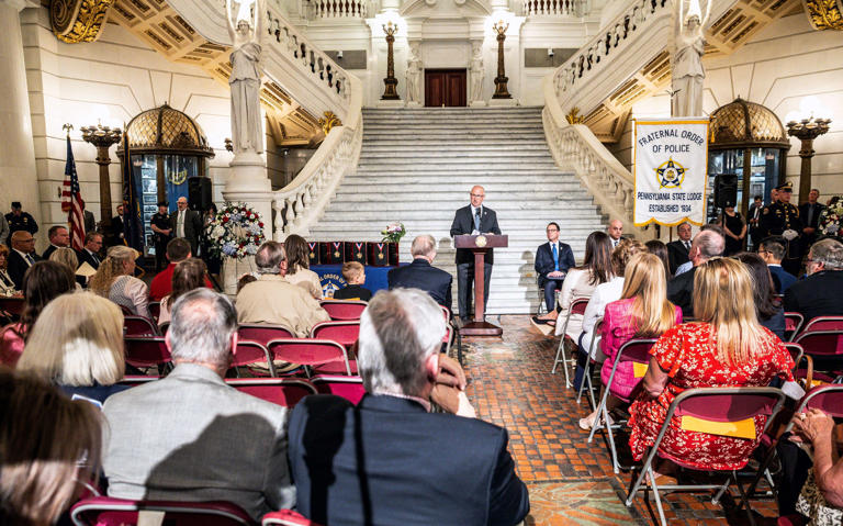 Slain York County police officers among those honored at Capitol memorial