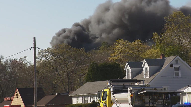 Air quality testing in Mass. town after massive scrap yard fire prompts ...