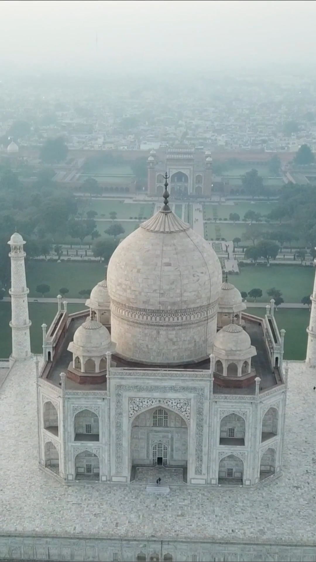 The Taj Mahal From Above A Modern Wonder Revealed