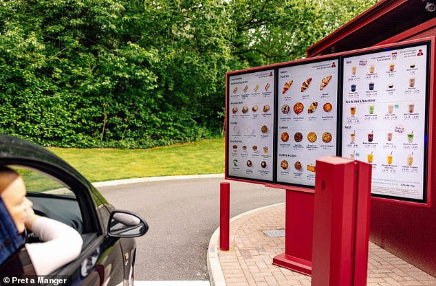 Pret A Manger opens its first-ever drive through as sandwich chain ...