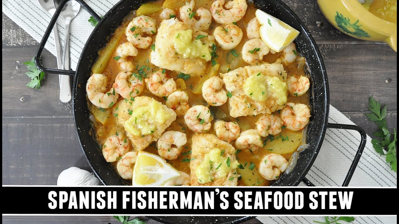Spanish fisherman’s seafood stew: Rustic coastal recipe full of flavor