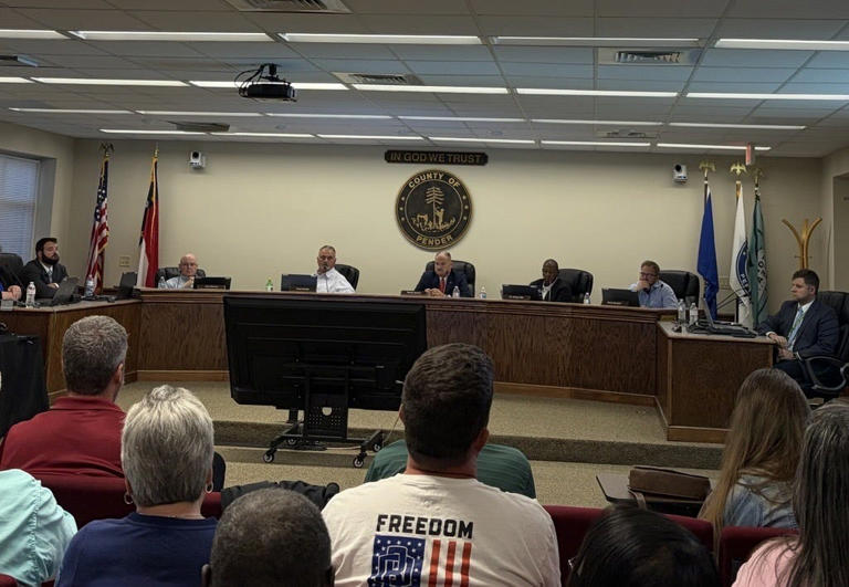 Pender County commissioners vote to use 2026 property values to set tax ...