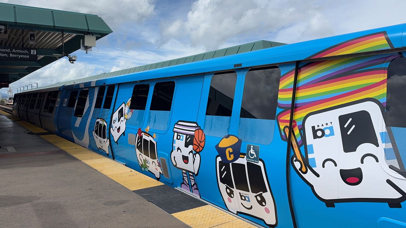 Special BARTy car signals return of BART train wraps
