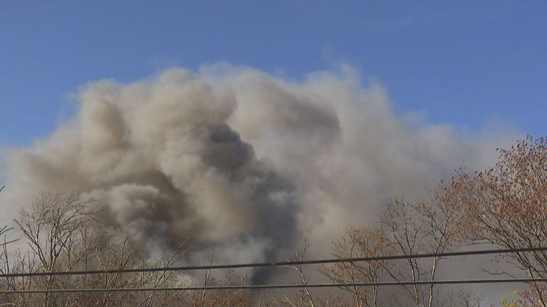 Air quality testing in Mass. town after massive scrap yard fire prompts ...