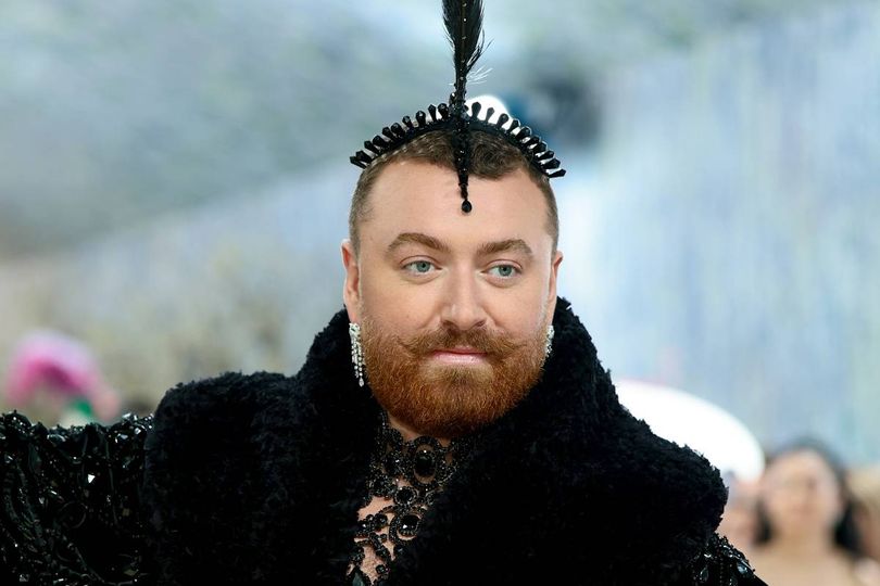 Sam Smith wears 52-pound embellished gown at 2026 Met Gala