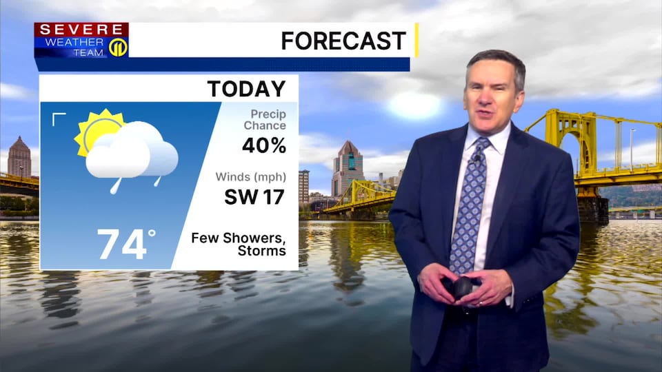 Some showers and storms possible Tuesday, steadier rain expected for ...