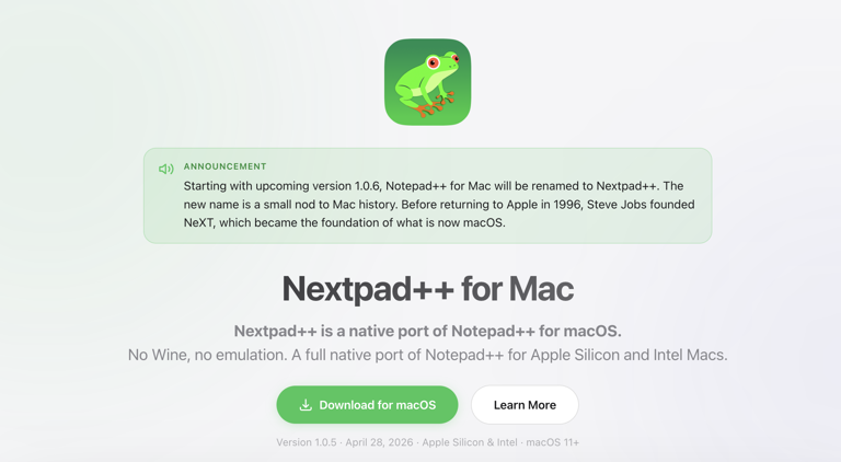 Notepad++ creator slams Mac version as 'disrespectful' trademark violation