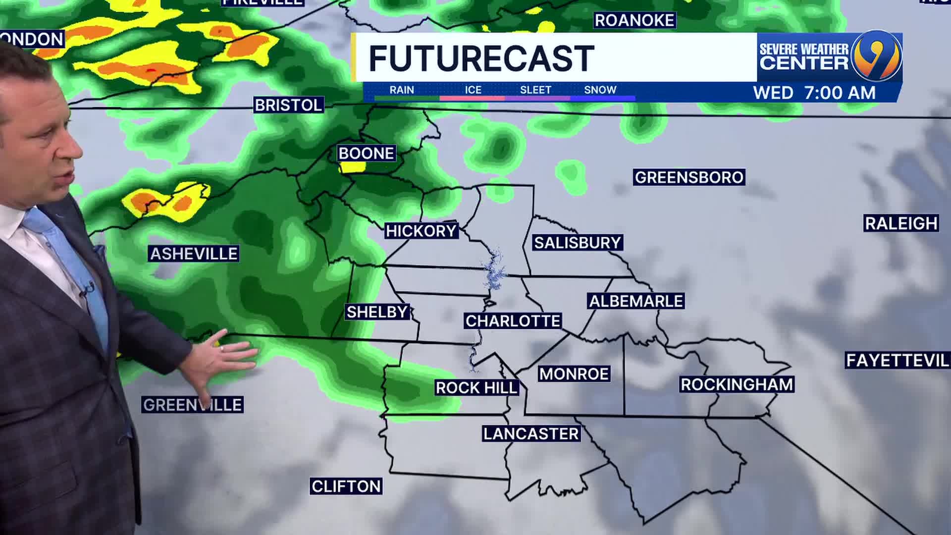 Forecast: Sunny and warm today, rain chances pick up midweek