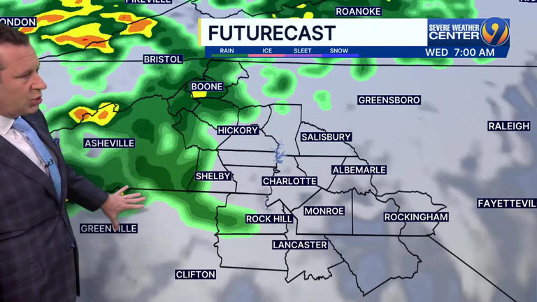 Forecast: Sunny and warm today, rain chances pick up midweek