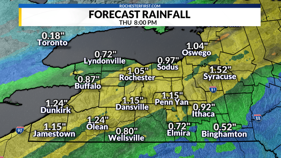 Weather forecast: A warm day with steady rain tonight