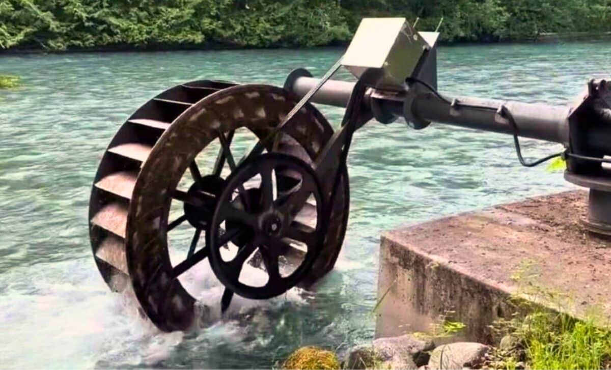 Retiree builds a home hydropower system that generates 36 kWh a day ...