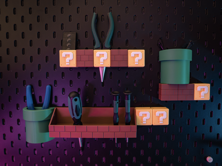 15 fun things you can 3D print for your Ikea Skadis pegboard