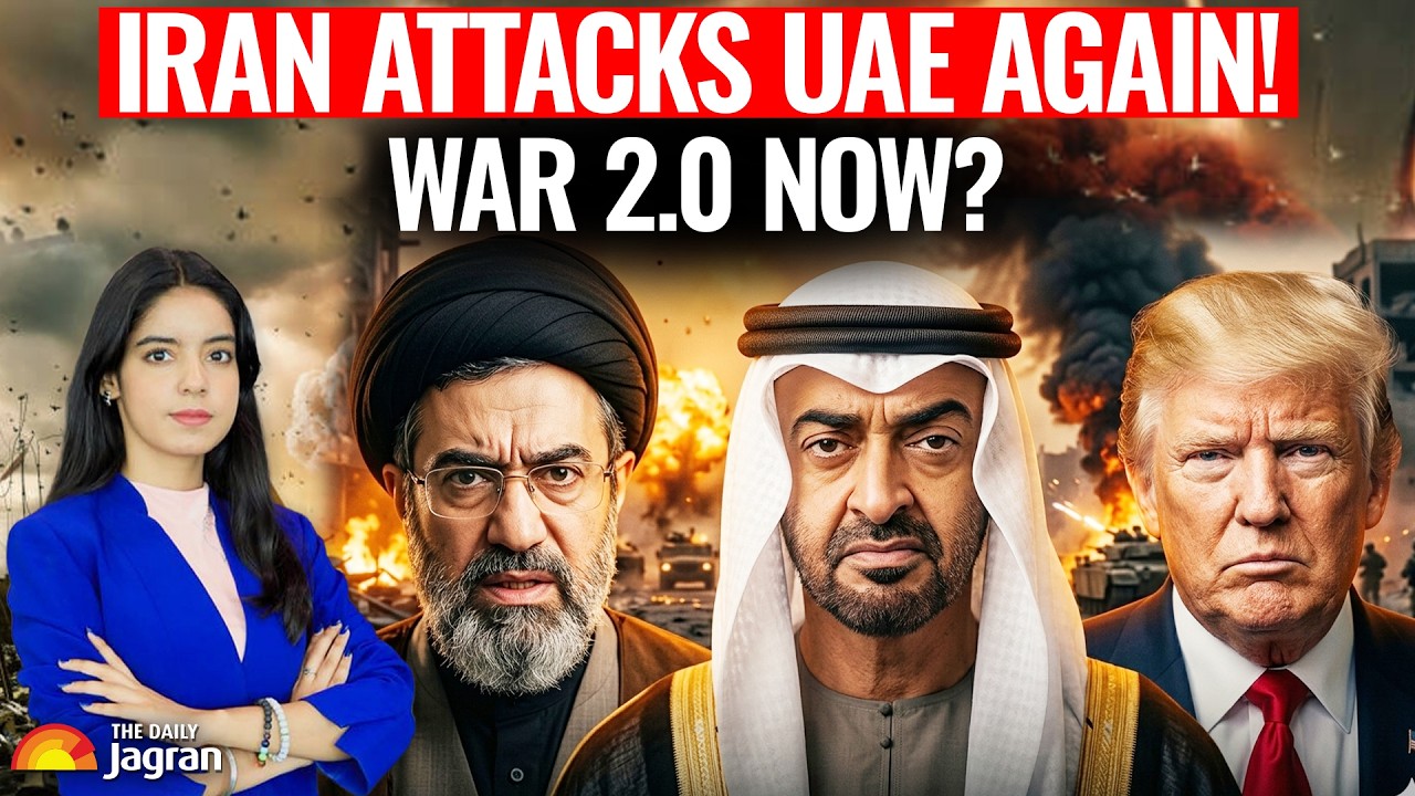 Iran attacks UAE! Tehran fires barrage of missiles! Iran-UAE war now ...