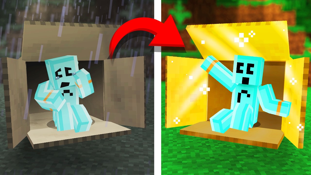 Starting from nothing to build a massive fortune in Minecraft