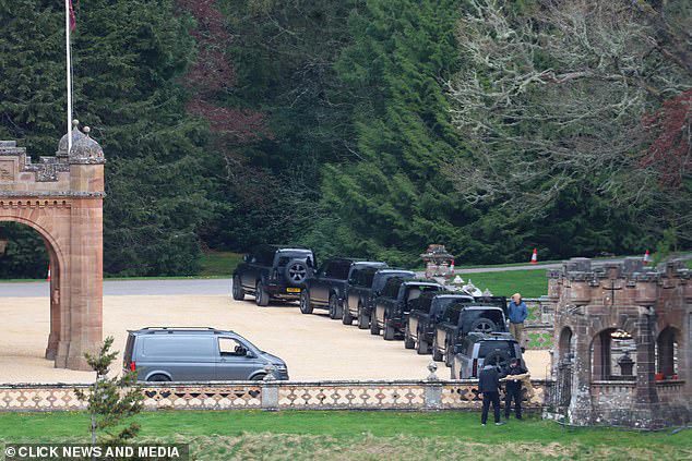 Celebrity Traitors preparations get underway at Scottish castle as BBC ...